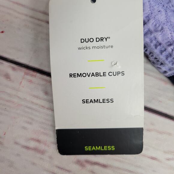 C9 By Champion XS Blue Orchid Racerback Seamless Sports Bra - Picture 6 of 6